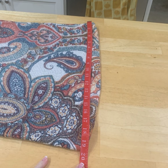 Chico’s size 1 ( large/medium) see measurements colorful light weight sweater. - Picture 7 of 12